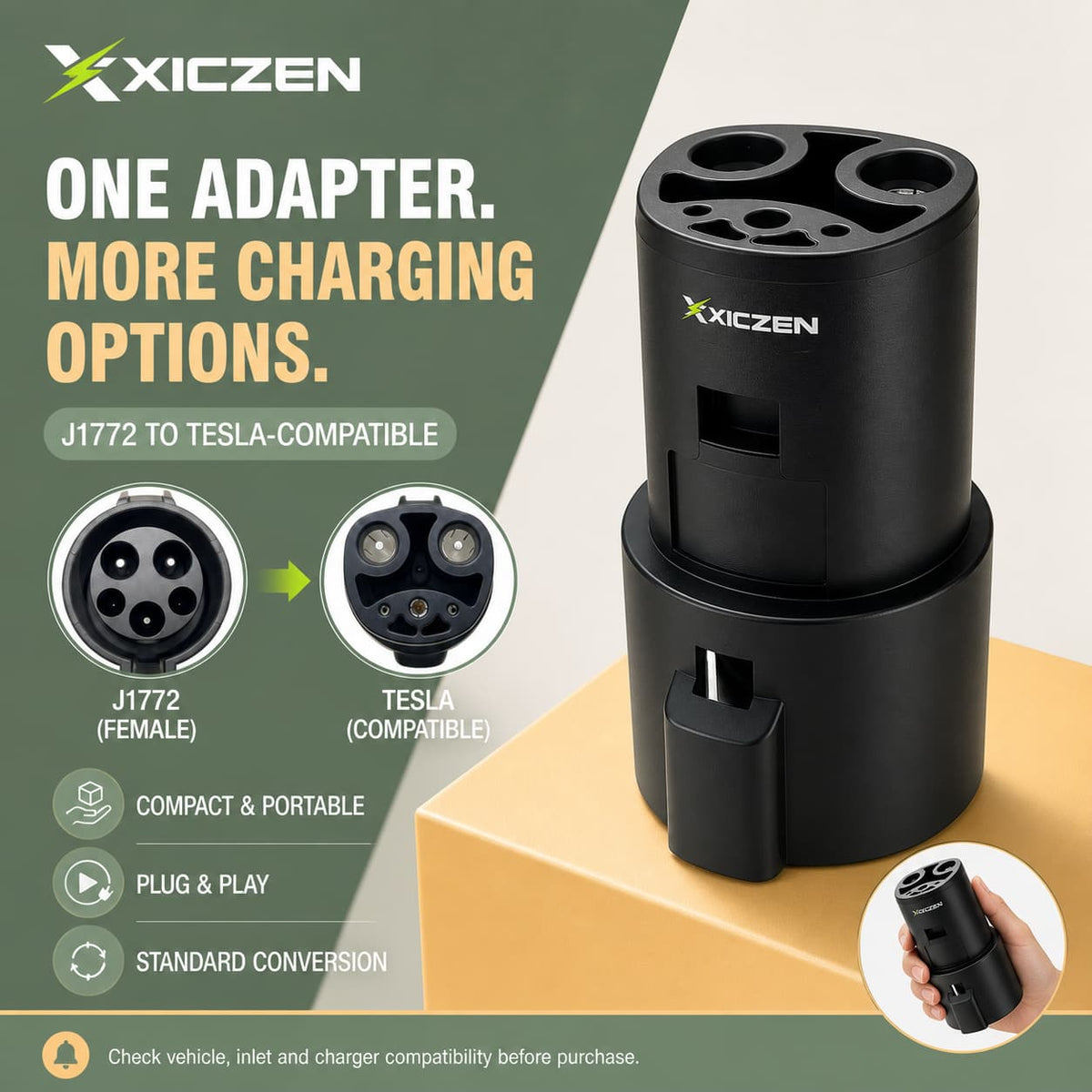 J1772 to NACS adapter