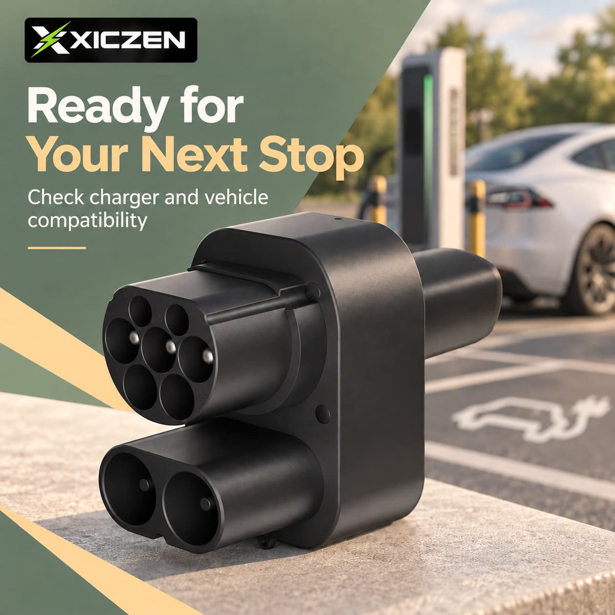 New energy vehicle adapter - European standard to Tesla