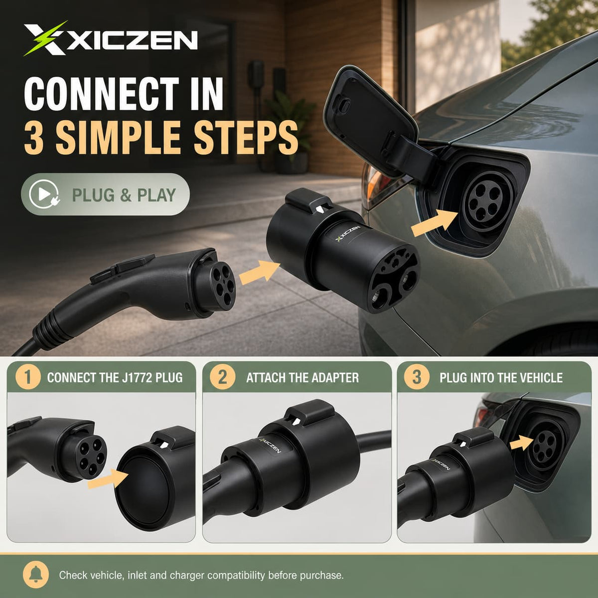 J1772 to NACS adapter