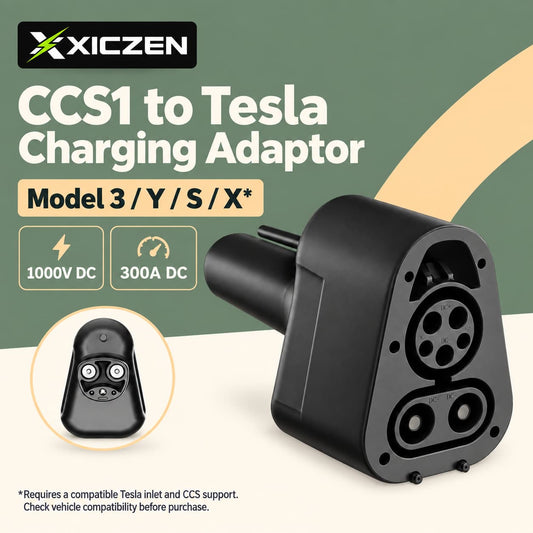 Adapter charging station adapter American standard to Tesla