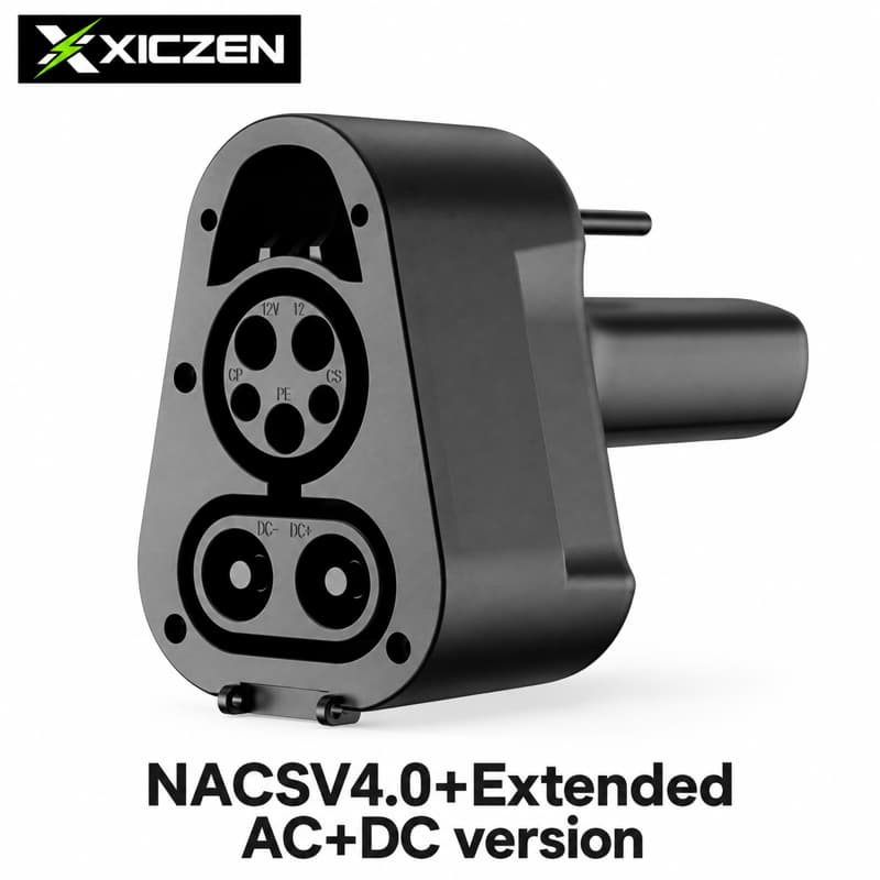 Adapter charging station adapter American standard to Tesla