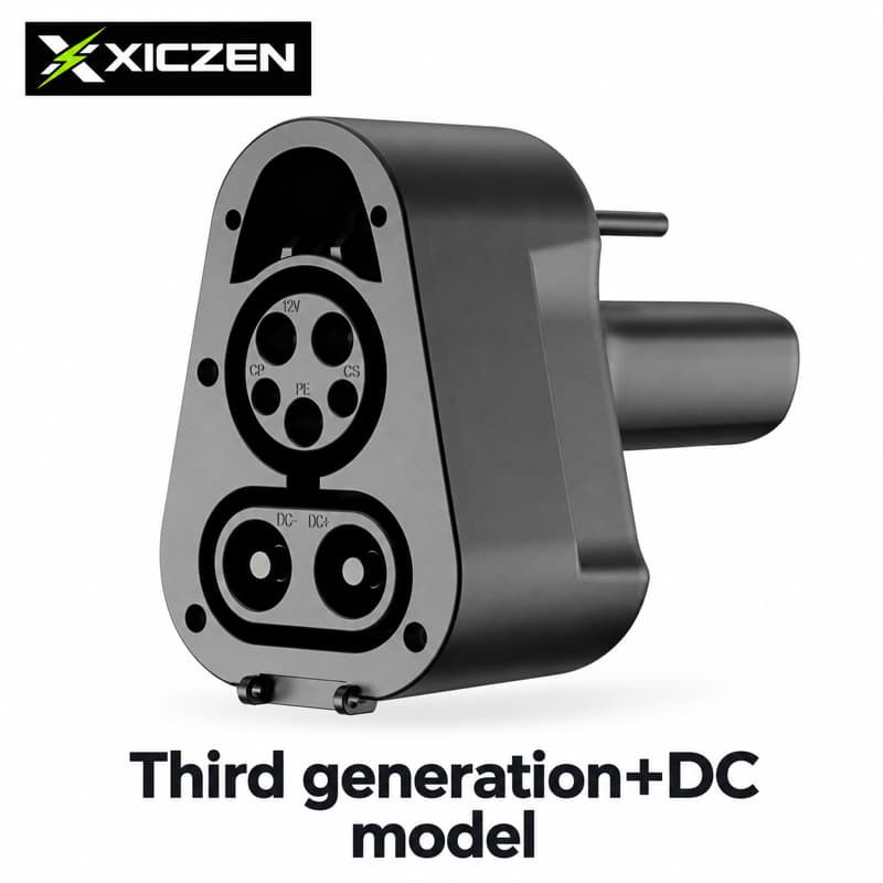 Adapter charging station adapter American standard to Tesla